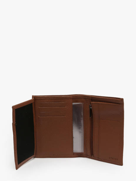 Wallet Leather Madras Etrier Brown madras EMAD271 other view 2