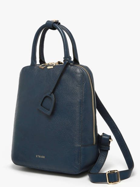Sac à Dos Tradition Cuir Etrier Bleu tradition ETRAB37S vue secondaire 2