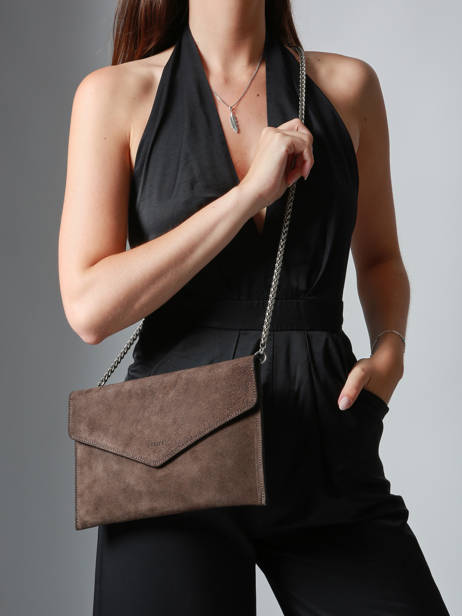 Large Leather Paddock Clutch Bag Etrier Brown paddock EPAD075L other view 1